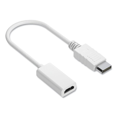 Nxt Technologies DisplayPort to HDMI Adapter, 6", White NX50715
